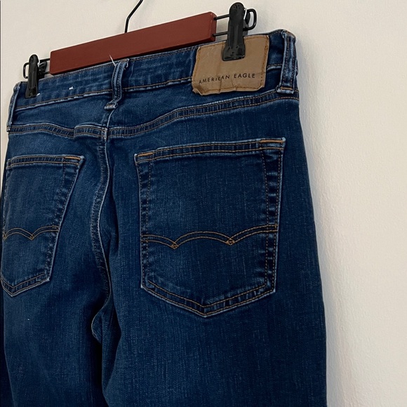 American Eagle Outfitters women Deep Indigo Slim Straight Jeans - Picture 8 of 12